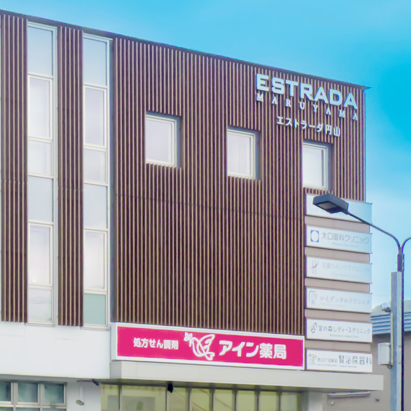 札幌市中央区の地下鉄東西線西28丁目駅から徒歩2分の場所にある、西28丁目駅前腎泌尿器科が入居しているエストラーダ円山ビルの外観